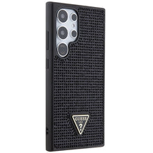 Заредете изображение във визуализатора на галерията – Guess Rhinestone Triangle case for Samsung Galaxy S24 Ultra - black
