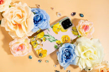 Заредете изображение във визуализатора на галерията – Kingxbar Blossom case decorated with original Swarovski crystals iPhone 11 Pro Max multicolour (Orchid) - TopMag
