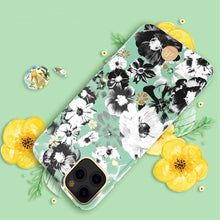Заредете изображение във визуализатора на галерията – Kingxbar Blossom case decorated with original Swarovski crystals iPhone 11 Pro Max multicolour (Leaf) - TopMag
