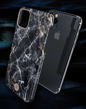 Заредете изображение във визуализатора на галерията – Kingxbar Marble Series case decorated printed marble iPhone 11 Pro green - TopMag
