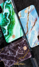 Заредете изображение във визуализатора на галерията – Kingxbar Marble Series case decorated printed marble iPhone 11 Pro green - TopMag
