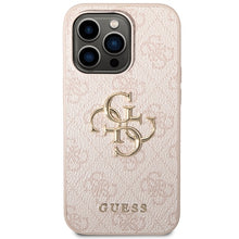 Заредете изображение във визуализатора на галерията – Original Case GUESS 4G Big Metal Logo GUHCP15L4GMGPI for Iphone 15 Pro różowy
