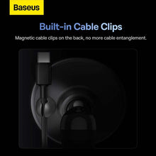 Заредете изображение във визуализатора на галерията – Baseus car holder to air vent magnetic ca01 black succ000101 - TopMag
