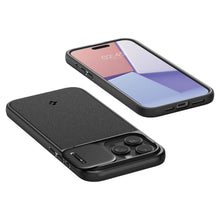 Заредете изображение във визуализатора на галерията – Spigen OPTIK ARMOR MAG MAGSAFE IPHONE 15 PRO MAX BLACK
