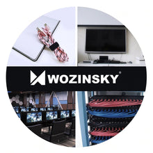 Заредете изображение във визуализатора на галерията – Wozinsky straps cable organizer 2 m Hook and Loop black (WVO2MBK) - TopMag

