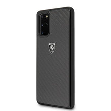 Заредете изображение във визуализатора на галерията – Ferrari Hardcase FEHCAHCS67BK S20+ G985 black/czarny Carbon Heritage - TopMag
