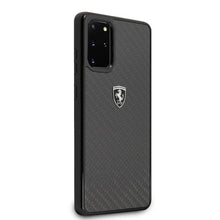 Заредете изображение във визуализатора на галерията – Ferrari Hardcase FEHCAHCS67BK S20+ G985 black/czarny Carbon Heritage - TopMag
