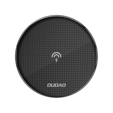 Заредете изображение във визуализатора на галерията – Dudao ultra-thin 10W stylish wireless charger Qi black (A10B black) - TopMag
