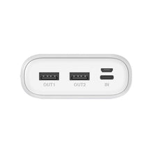 Заредете изображение във визуализатора на галерията – Dudao powerbank 20000 mAh 2x USB / USB Type C / micro USB 2 A with LED screen white (K9Pro-05) - TopMag
