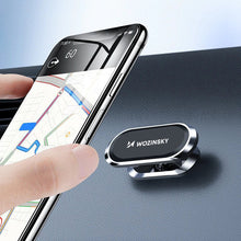Заредете изображение във визуализатора на галерията – Wozinsky Self-adhesive Magnetic 360 Car Dashboard Mount Silver (WMH-06) - TopMag
