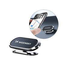 Заредете изображение във визуализатора на галерията – Wozinsky Self-adhesive Magnetic 360 Car Dashboard Mount Silver (WMH-06) - TopMag
