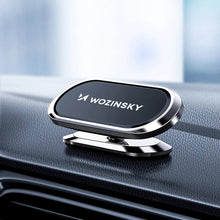 Заредете изображение във визуализатора на галерията – Wozinsky Self-adhesive Magnetic 360 Car Dashboard Mount Silver (WMH-06) - TopMag
