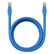 Заредете изображение във визуализатора на галерията – Baseus High Speed ​​Cat 6 RJ-45 1000Mb/s Ethernet cable 2m round - blue
