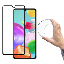 Заредете изображение във визуализатора на галерията – Wozinsky Full Cover Flexi Nano Glass Hybrid Screen Protector with frame for Samsung Galaxy A41 black - TopMag
