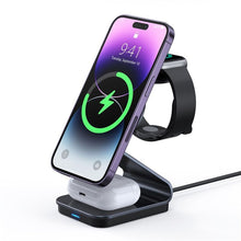 Заредете изображение във визуализатора на галерията – DUZZONA W15 - Magnetic Wireless Charger Stand 3in1 15W
