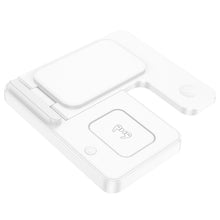 Заредете изображение във визуализатора на галерията – Borofone Wireless induction charger BQ26 Best 3 in 1 15W white
