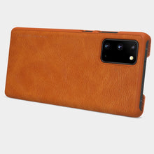 Заредете изображение във визуализатора на галерията – Nillkin Qin original leather case cover for Samsung Galaxy Note 20 black - TopMag
