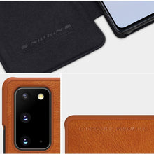 Заредете изображение във визуализатора на галерията – Nillkin Qin original leather case cover for Samsung Galaxy Note 20 black - TopMag
