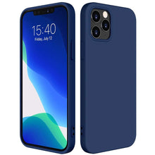 Заредете изображение във визуализатора на галерията – Silicone Case Soft Flexible Rubber Cover for iPhone 12 Pro Max blue - TopMag
