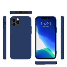 Заредете изображение във визуализатора на галерията – Silicone Case Soft Flexible Rubber Cover for iPhone 12 Pro Max blue - TopMag
