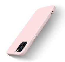 Заредете изображение във визуализатора на галерията – Silicone Case Soft Flexible Rubber Cover for iPhone 12 Pro Max pink - TopMag
