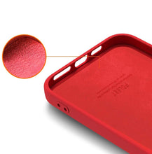 Заредете изображение във визуализатора на галерията – Silicone Case Soft Flexible Rubber Cover for iPhone 12 Pro Max red - TopMag
