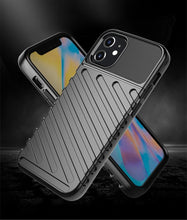 Заредете изображение във визуализатора на галерията – Thunder Case Flexible Tough Rugged Cover TPU Case for iPhone 12 mini black - TopMag
