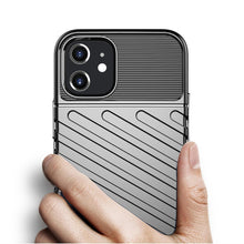 Заредете изображение във визуализатора на галерията – Thunder Case Flexible Tough Rugged Cover TPU Case for iPhone 12 mini black - TopMag
