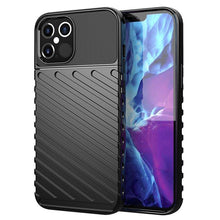 Заредете изображение във визуализатора на галерията – Thunder Case Flexible Tough Rugged Cover TPU Case for iPhone 12 Pro Max black - TopMag
