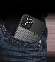 Заредете изображение във визуализатора на галерията – Thunder Case Flexible Tough Rugged Cover TPU Case for iPhone 12 Pro Max blue - TopMag
