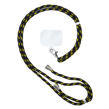 Заредете изображение във визуализатора на галерията – A stylish cord lanyard with an inlay for the key phone, pattern 12
