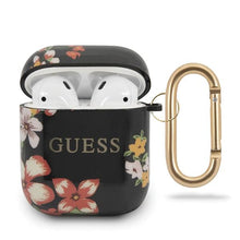 Заредете изображение във визуализатора на галерията – Guess GUACA2TPUBKFL04 AirPods cover czarny/black N.4 Flower Collection - TopMag
