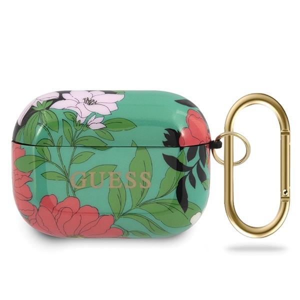 Guess GUACAPTPUBKFL01 AirPods Pro cover zielony/green N.1 Flower Collection - TopMag