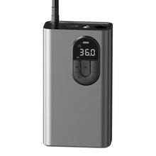 Заредете изображение във визуализатора на галерията – Baseus mini car compressor inflator pump gray (CRCQB02-0A) - TopMag
