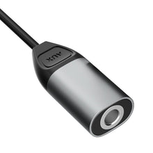 Заредете изображение във визуализатора на галерията – Dudao adapter Lightning to headphone jack 3.5mm mini jack adapter gray (L17 gray) - TopMag

