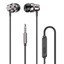 Заредете изображение във визуализатора на галерията – Dudao in-ear headphones headset with remote control and microphone 3.5 mm mini jack silver (X10 Pro silver) - TopMag
