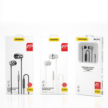 Заредете изображение във визуализатора на галерията – Dudao in-ear headphones headset with remote control and microphone 3.5 mm mini jack white (X10 Pro white) - TopMag
