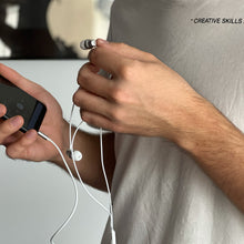 Заредете изображение във визуализатора на галерията – Dudao in-ear headphones headset with remote control and microphone 3.5 mm mini jack white (X10 Pro white) - TopMag
