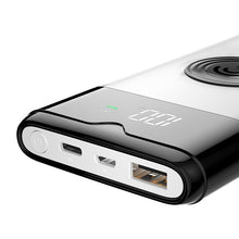 Заредете изображение във визуализатора на галерията – Dudao powerbank 10000 mAh Power Delivery Quick Charge 5.0 22.5W Qi wireless charger 15W black (K13Pro) - TopMag
