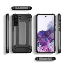 Заредете изображение във визуализатора на галерията – Hybrid Armor case for Samsung Galaxy S23 Ultra armored hybrid cover black
