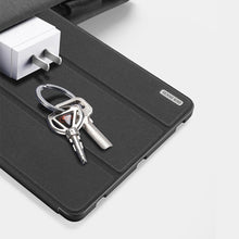 Заредете изображение във визуализатора на галерията – DUX DUCIS Domo Tablet Cover with Multi-angle Stand and Smart Sleep Function for Samsung Galaxy Tab S7 11'' black - TopMag
