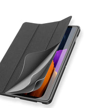 Заредете изображение във визуализатора на галерията – DUX DUCIS Domo Tablet Cover with Multi-angle Stand and Smart Sleep Function for Samsung Galaxy Tab S7 11'' black - TopMag
