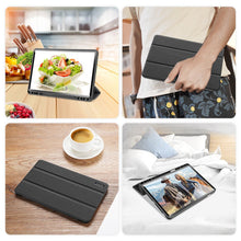 Заредете изображение във визуализатора на галерията – DUX DUCIS Domo Tablet Cover with Multi-angle Stand and Smart Sleep Function for Samsung Galaxy Tab S7 11'' black - TopMag
