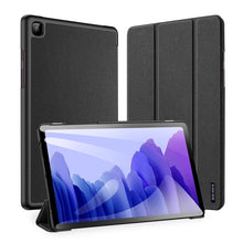 Заредете изображение във визуализатора на галерията – DUX DUCIS Domo Tablet Cover with Multi-angle Stand and Smart Sleep Function for Samsung Galaxy Tab A7 10.4'' 2020 black - TopMag
