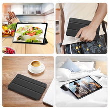 Заредете изображение във визуализатора на галерията – DUX DUCIS Domo Tablet Cover with Multi-angle Stand and Smart Sleep Function for Samsung Galaxy Tab A7 10.4'' 2020 black - TopMag
