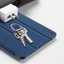 Заредете изображение във визуализатора на галерията – DUX DUCIS Domo Tablet Cover with Multi-angle Stand and Smart Sleep Function for Samsung Galaxy Tab A7 10.4'' 2020 blue - TopMag
