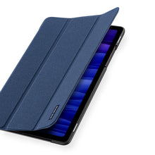 Заредете изображение във визуализатора на галерията – DUX DUCIS Domo Tablet Cover with Multi-angle Stand and Smart Sleep Function for Samsung Galaxy Tab A7 10.4'' 2020 blue - TopMag
