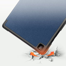 Заредете изображение във визуализатора на галерията – DUX DUCIS Domo Tablet Cover with Multi-angle Stand and Smart Sleep Function for Samsung Galaxy Tab A7 10.4'' 2020 blue - TopMag
