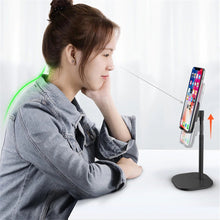 Заредете изображение във визуализатора на галерията – Telescopic Desktop Bracket phone tablet holder black (K3S) - TopMag
