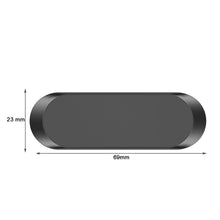 Заредете изображение във визуализатора на галерията – Flat Vehicle Mount Magnetic Bracket for Dashboard black - TopMag
